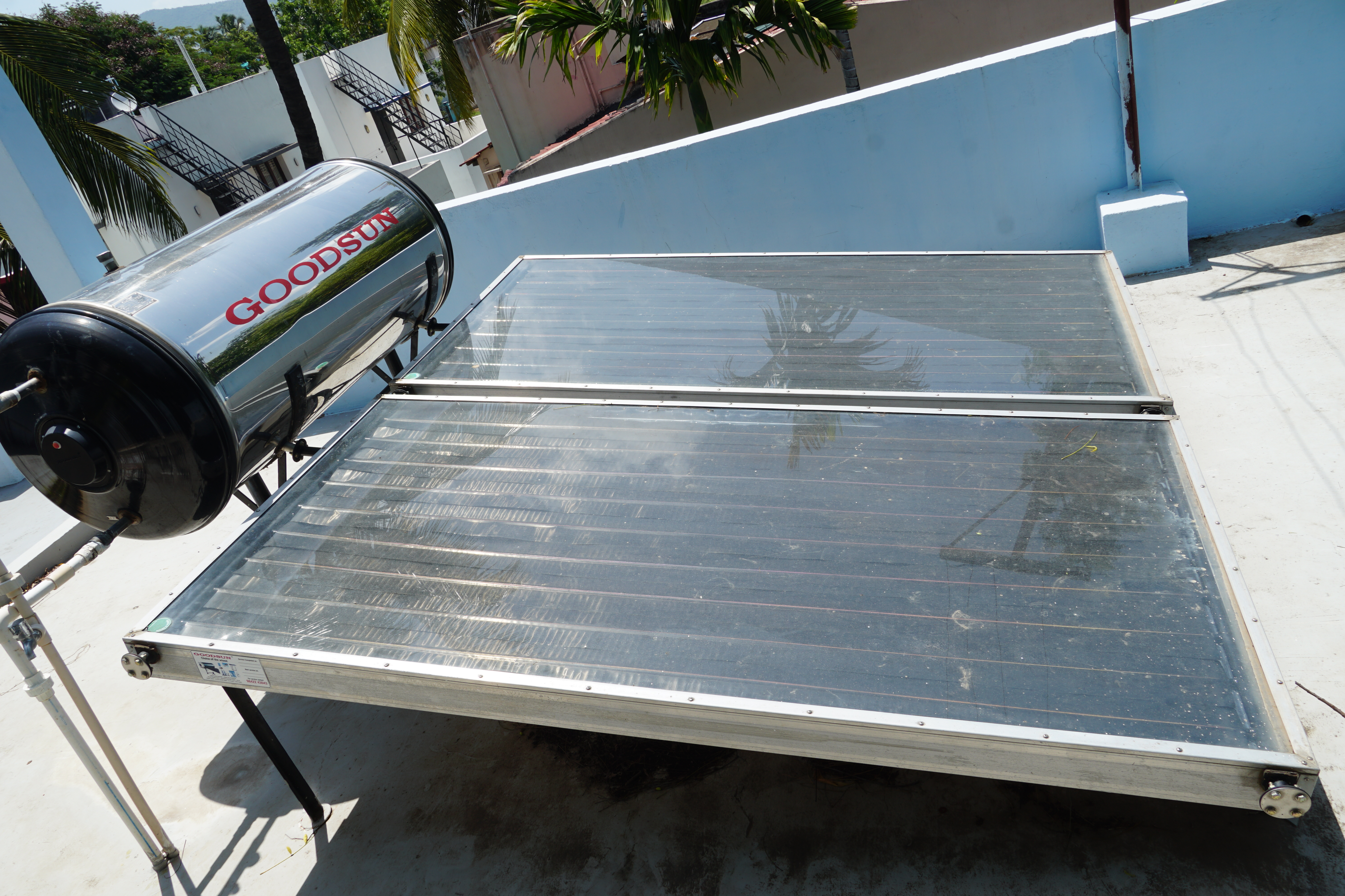 Solar water heater  at the trust